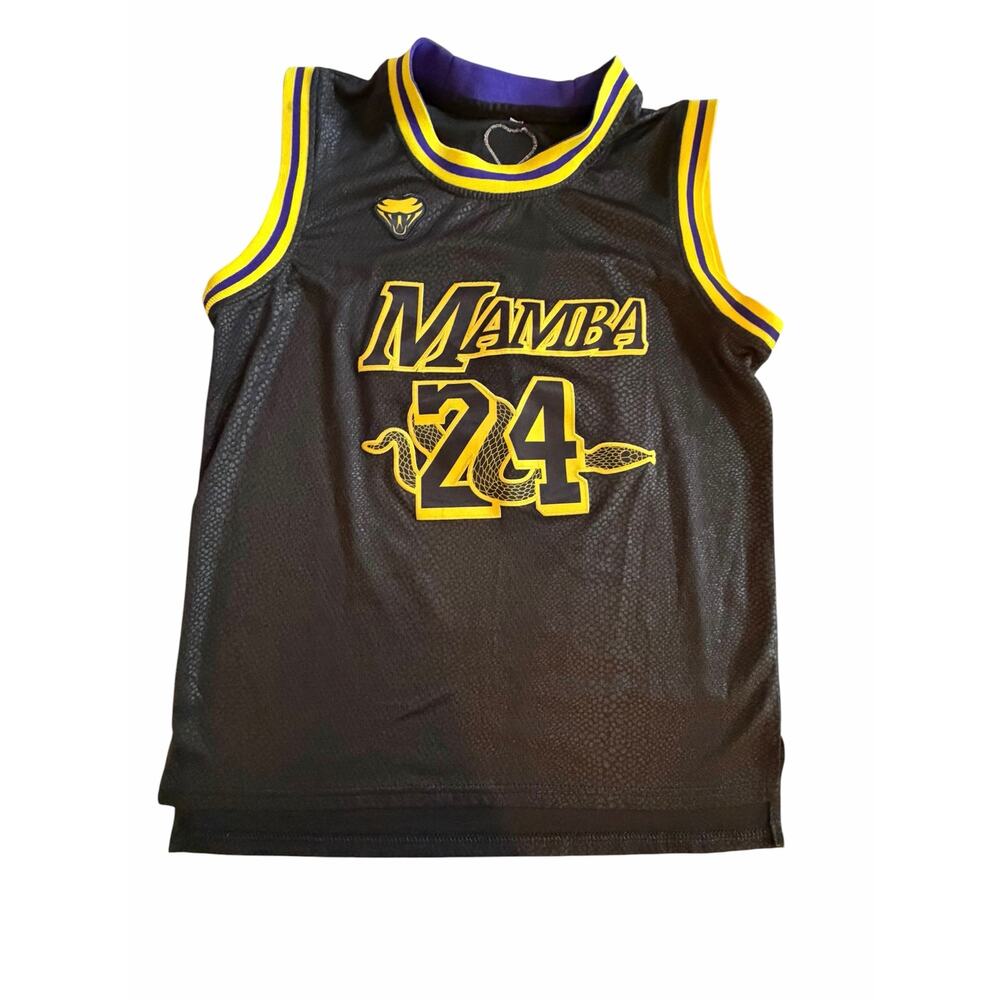 Kobe Bryant Black Mamba 24 Mesh Jersey Women’s M Y2K Lakers Style Streetwear